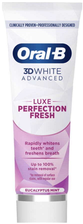 Зубная паста ORAL-B 3D White Advanced Luxe Perfection Свежесть, 75 мл