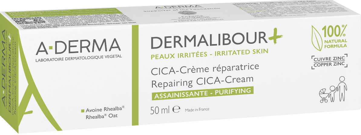 Крем A-Derma dermalibour+ Восстанавливающий 50 мл
