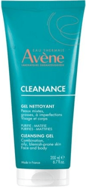 Очищающий гель для лица и тела Avene Cleanance Cleansing Gel, 200 мл