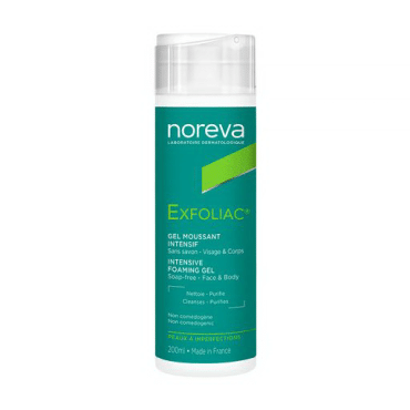 Очищающий гель для лица Noreva Laboratoires Exfoliac Gel Moussant, 200 мл