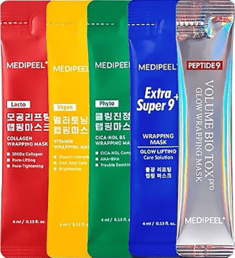 Набір масок-плівок для обличчя Medi-Peel In My Pocket Wrapping Mask Set, 10 шт. фото 1