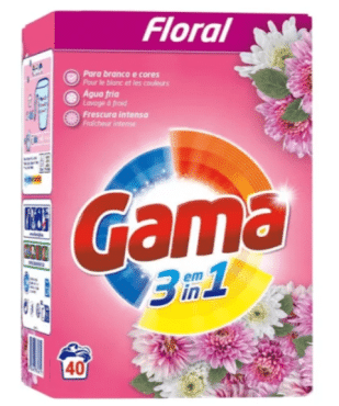 Стиральный порошок Gama Цветочный универсальный Интенсивная свежесть 40 стирок 2.2 кг