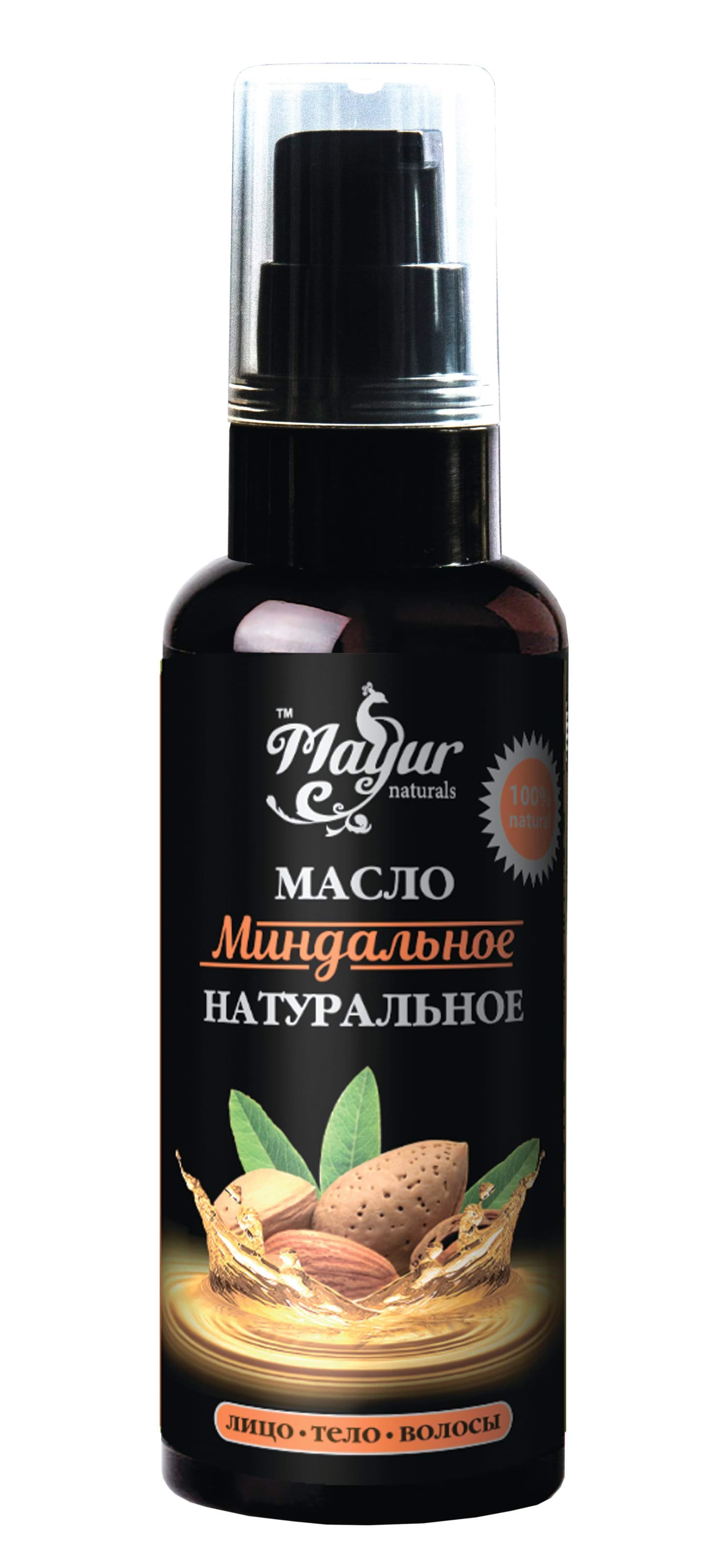 Mayur косметическое масло Миндальное для лица, тела, волос 50 мл
