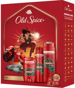 Подарочный набор Old Spice Anime Bearglove: стек дез 50 мл + дез спрей 150 мл + гель для душа-шампунь 2в1 250 мл