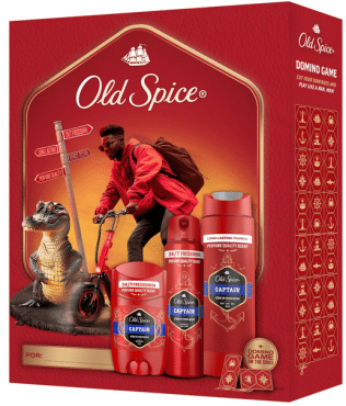 Подарочный набор Old Spice Urban Traveller Captain дез спрей 150 мл + дез сток 50 мл + гель для душа-шампунь 2в1 250 мл