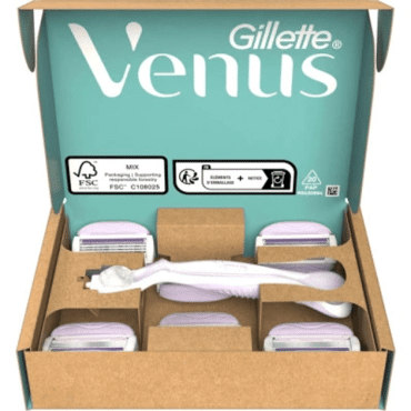 Бритва Gillette Venus ComfortGlide Breeze с 6 сменными картриджами фото 1