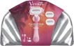 Подарочный набор для женщин Venus бритвенный станок ComfortGlide Sugarberry Miami с 3 сменными картриджами + крепление + косметичка