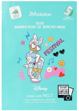 Маска для обличчя тканинна JM Solution selfie barrier rose of jericho mask 30 мл