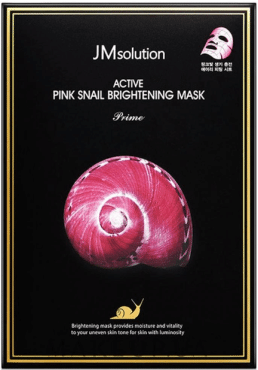 Маска для обличчя тканинна JM Solution active pink snail brightening mask 30 мл