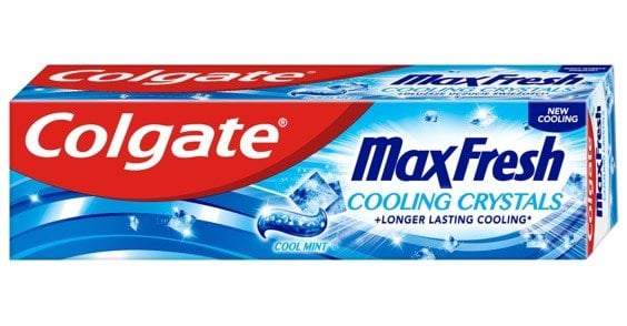 Зубна паста Colgate Макс Фреш Вибухова м'ята, з освіжальними кристалами, 75 мл
