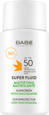 Сонцезахисний супер-флюїд BABE Laboratorios SPF 50 з матуючим ефектом для всіх типів шкіри 50 мл