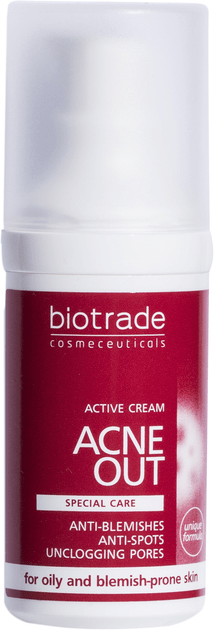 Крем для проблемної шкіри схильної до акни або вугрового висипання Biotrade ACNE OUT 30 мл