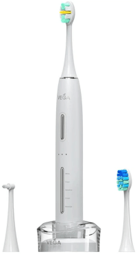 Электрическая звуковая зубная щетка VEGA sonic smart vega pro vt-800 w белая 1 шт. фото 2