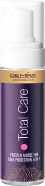 Мус-протектор професійний протеїновий DeMira professional total care для захисту волосся 6в1 150 мл