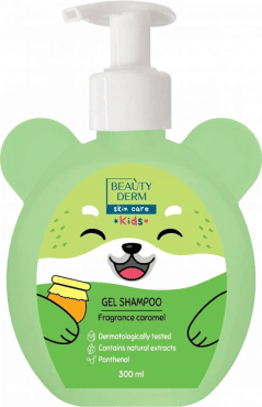 Гель-шампунь 2 в 1 Beauty Derm Kids с ароматом карамели 300 мл