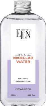 Міцелярна вода ELEN cosmetics для всіх типів шкіри 100 мл