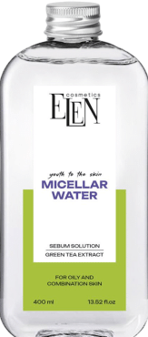 Мицеллярная вода ELEN cosmetics для жирной и комбинированной кожи 400 мл