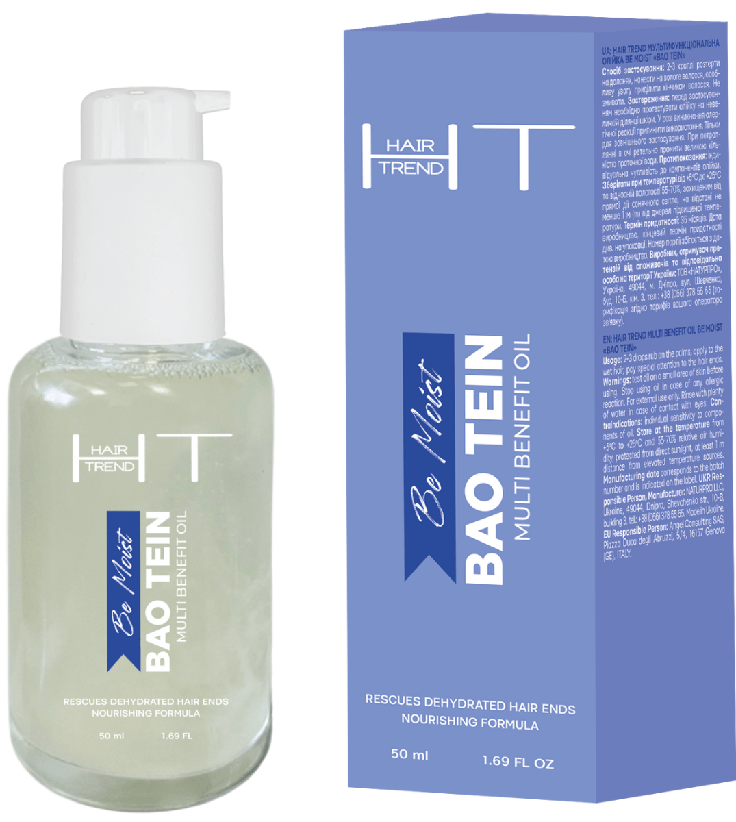 Мультифункціональна олійка HAIR TREND Be Moist Bao Tein 50 мл