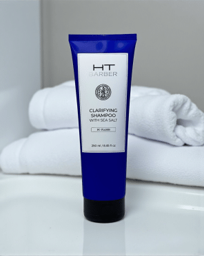 Шампунь чоловічий з морською сіллю Hair Trend Barber очищувальний no flakes 250 мл фото 3