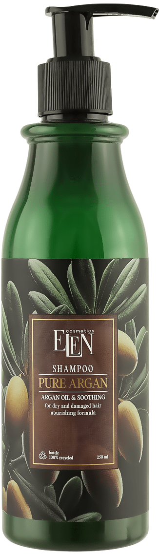 Шампунь ELEN сosmetics Pure Argan для сухого та пошкодженого волосся 250 мл