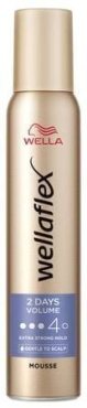 Мусс для укладки WELLAFLEX Объем до 2-х дней для экстрасильной фиксации 200 мл