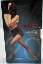 FRESCO колготы женские классические с шортиками Classico 20den nero 2, mini