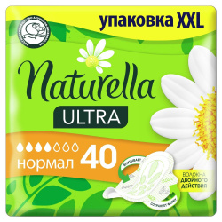 Прокладки для критических дней Naturella Ultra Normal, 40 шт