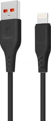 Дата кабель SkyDolphin S61L Lightning 2.4A/1m чорний