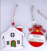 Подвеска деревянная Merry Christmas 10.5x10.5cm (к21), 1шт