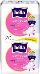 Прокладки Bella Perf. Rose Ultra deo fresh Extra soft, 20 шт