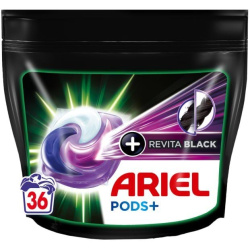 Капсули для прання Ariel Pods All-in-1 + Revitablack 36 шт