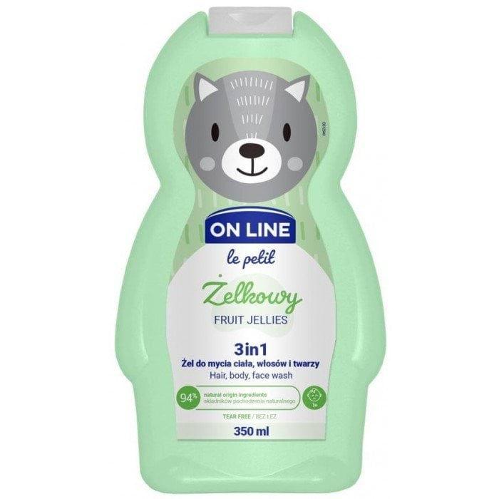 ON LINE Fruit jellies гель 3в1 для волосся, тіла та обличчя, 350мл