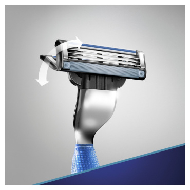 Станок для бритья мужской (Бритва) Gillette Mach3 Start + 3 сменных картриджа фото 3