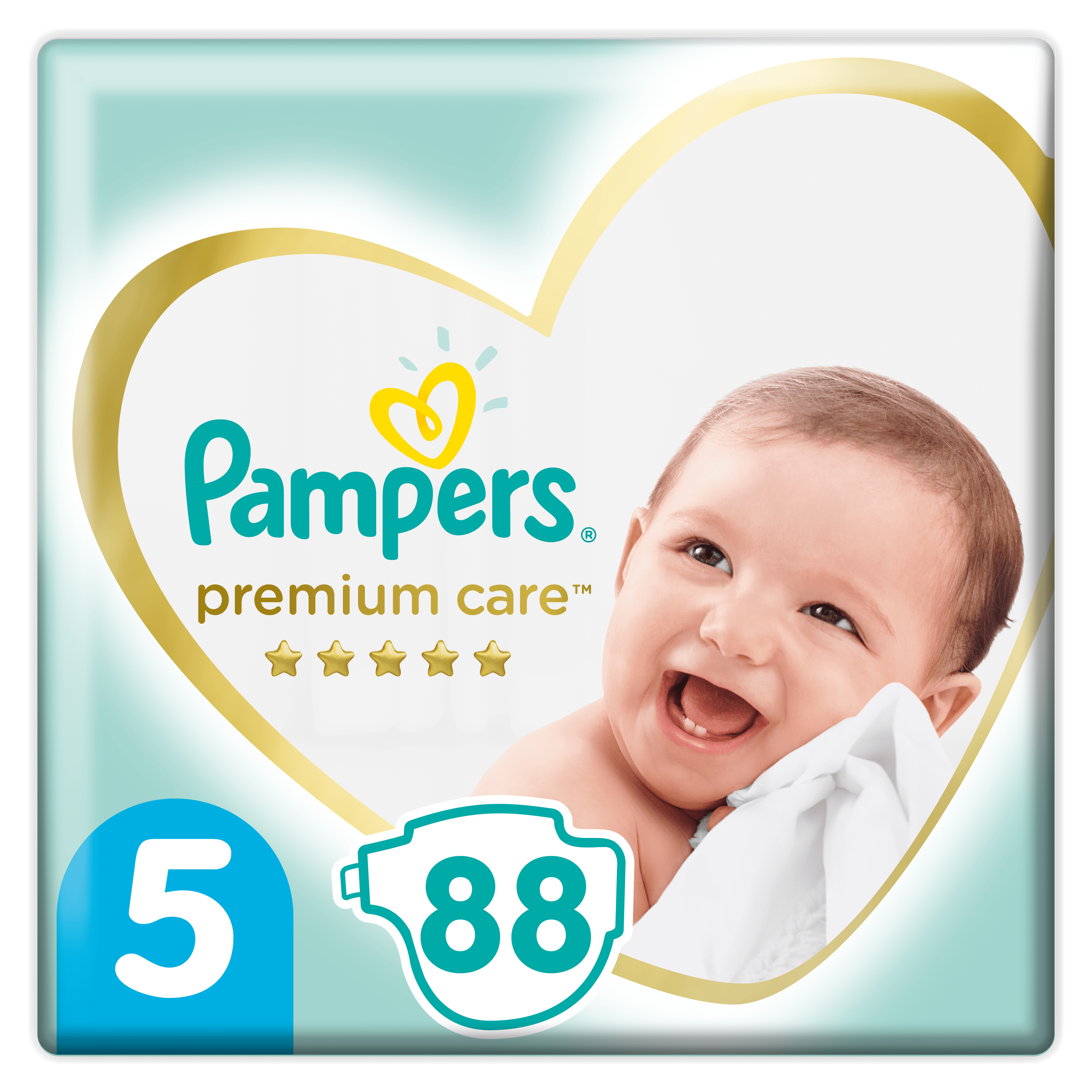 Подгузники Pampers Premium Care Размер 5 (11-16 кг), 88 шт.