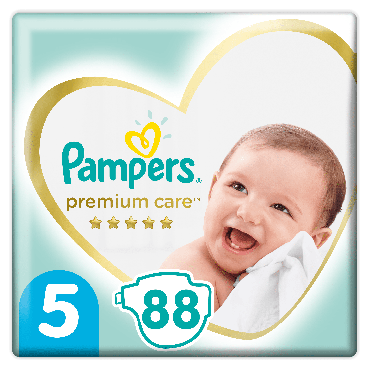 Підгузки Pampers Premium Care Розмір 5 (11-16 кг), 88 шт