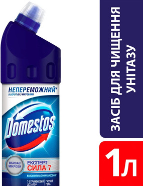Средство для чистки унитаза Domestos Эксперт сила 1 л фото 3