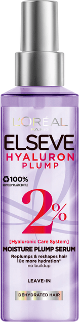 Сыворотка-филлер L'Oreal Paris Elseve Hyaluron Plump для волос 150мл