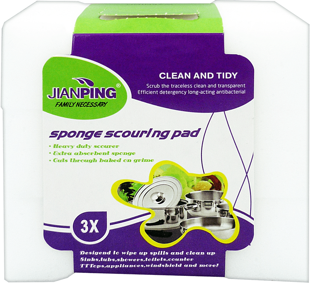 Губка для прибирання та чищення, 3 шт