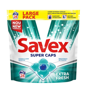 Капсули для прання Savex Premium Fresh 28 шт