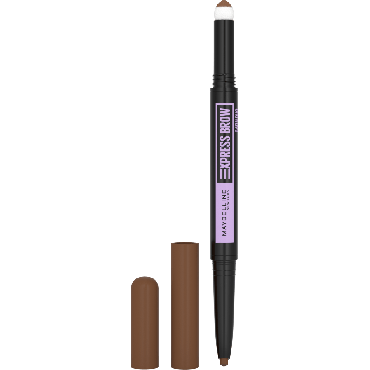 Олівець-тіні для брів Maybelline Brow Satin Duo 05, темно-коричневий фото 1