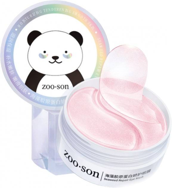 Патчи под глаза ZOOSON гидрогелевые Seaweed Repair Eye Mask с коллагеном 60 шт / 80 г