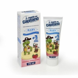 Зубная паста Pasta del Capitano Baby со вкусом Клубника, 75 мл