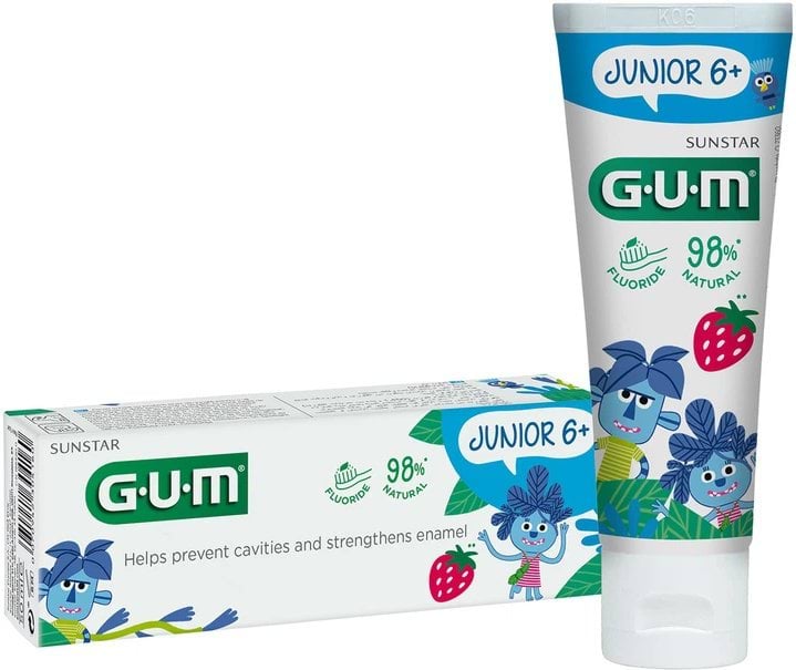 Зубна паста-гель GUM Junior Strawberry 50 мл