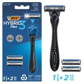 Bic станок Flex 3 Hybrid +2 катриджа, 3леза