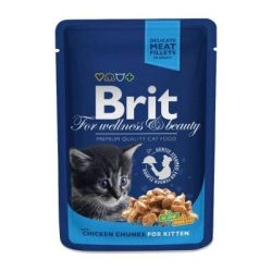 Brit Premium корм для кошек с курицей, 100 г