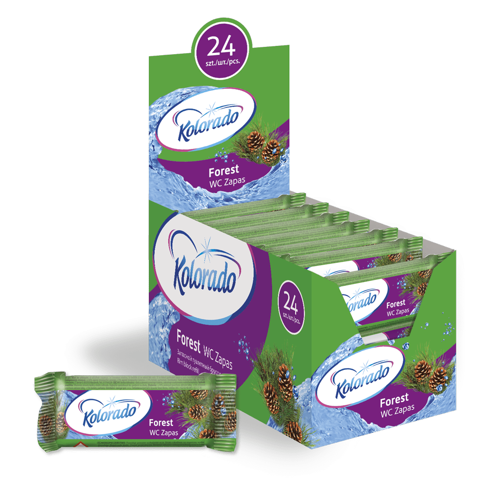 Змінний блок для туалету Kolorado WC Fresh Хвоя, 40 г