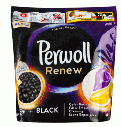 Perwoll капсулы для стирки для темных и черных вещей, 32шт