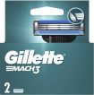 Сменные картриджи для бритья (лезвия) мужские Gillette Mach 3 ,2 шт фото 1