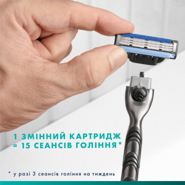 Сменные картриджи для бритья (лезвия) мужские Gillette Mach 3 ,2 шт фото 7
