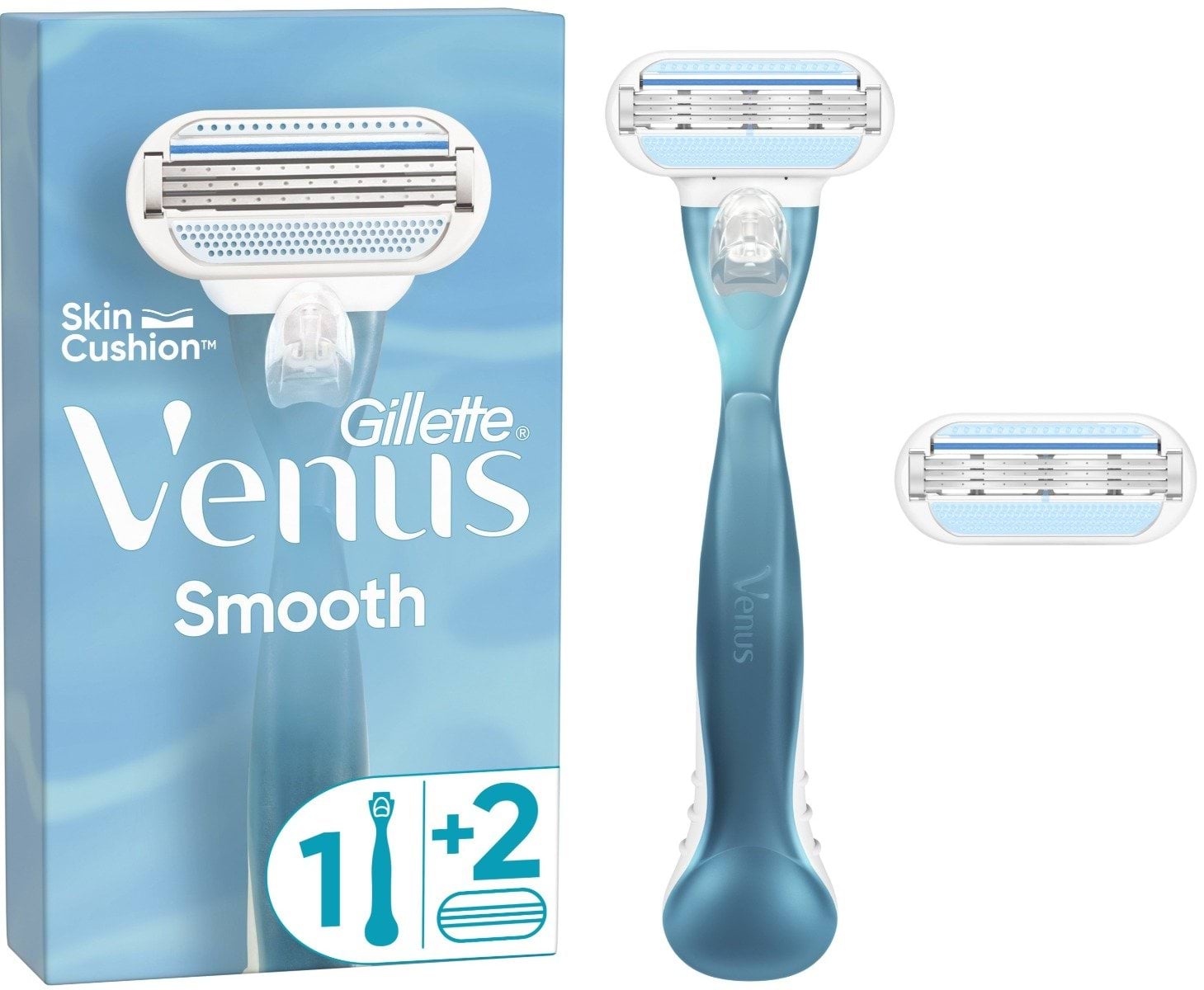 Станок для гоління жіночий  Venus з 2 змінними картриджами